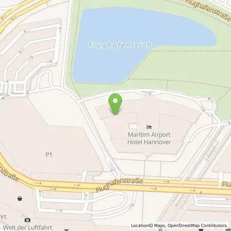 Standortübersicht der Tankstelle Maritim Hotelgesellschaft mbH in 30855 Langenhagen