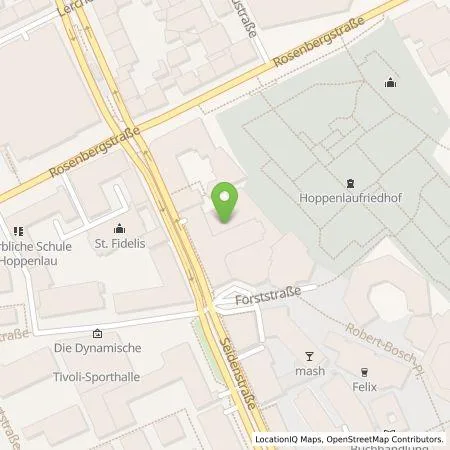 Standortübersicht der Tankstelle Maritim Hotelgesellschaft mbH in 70174 Stuttgart