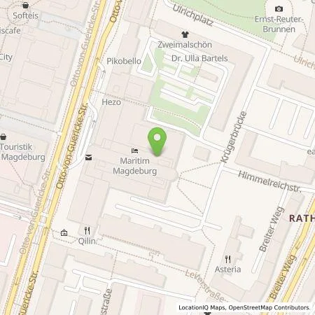 Standortübersicht der Tankstelle Maritim Hotelgesellschaft mbH in 39104 Magdeburg
