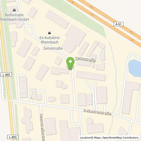 Standortübersicht der Tankstelle AEW Servicegesellschaft für elektrotechnische Anlagen mbH in 53359 Rheinbach