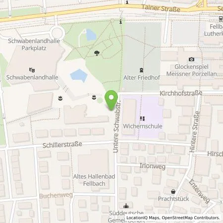 Standortübersicht der Tankstelle Neue Energie Fellbach GmbH in 70734 Fellbach