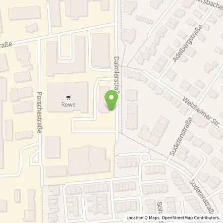 Standortübersicht der Tankstelle Neue Energie Fellbach GmbH in 70736 Fellbach