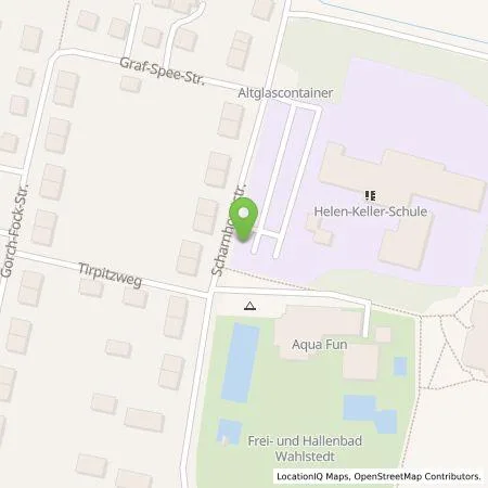 Standortübersicht der Tankstelle Energie und Wasser Wahlstedt/Bad Segeberg GmbH & Co.KG in 23812 Wahlstedt