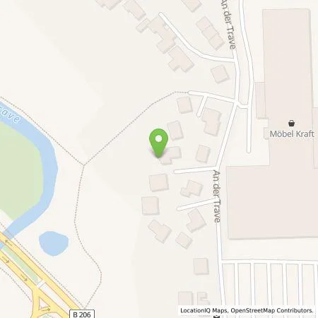 Standortübersicht der Tankstelle Energie und Wasser Wahlstedt/Bad Segeberg GmbH & Co.KG in 23795 Bad Segeberg