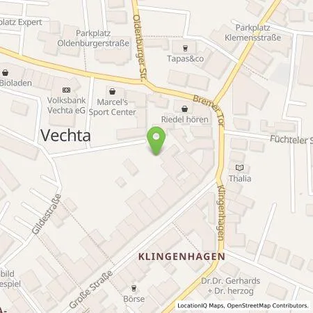 Standortübersicht der Tankstelle Schäfers Hotel e.k in 49377 Vechta