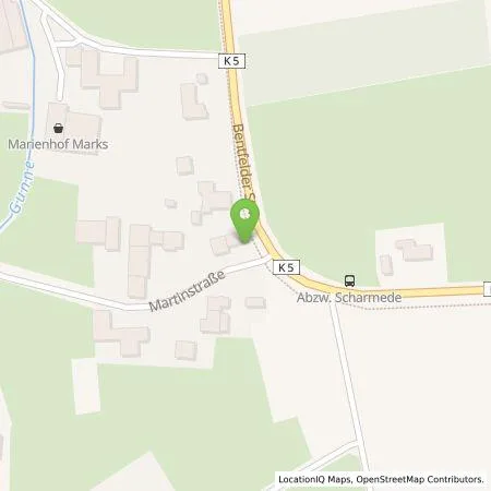 Standortübersicht der Tankstelle Richter ElektroCom GmbH in 33129 Delbrück