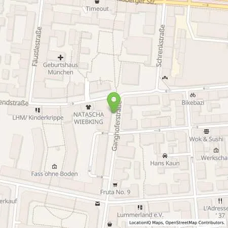 Standortübersicht der Tankstelle SWM Versorgungs GmbH in 80339 München