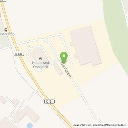 Standortübersicht der Tankstelle Autohaus Hoppe & Oppotsch GmbH in 26180 Rastede