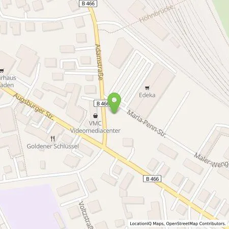 Standortübersicht der Tankstelle Kemmergy GmbH in 86720 Nördlingen