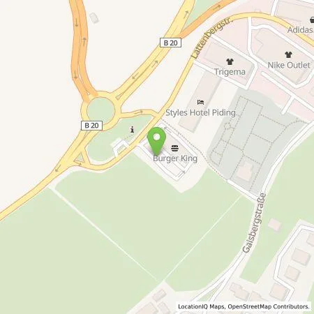 Standortübersicht der Tankstelle Kemmergy GmbH in 83451 Piding