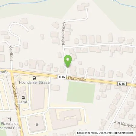 Standortübersicht der Tankstelle Bäcker Schüren GmbH & Co. KG in 42781 Haan