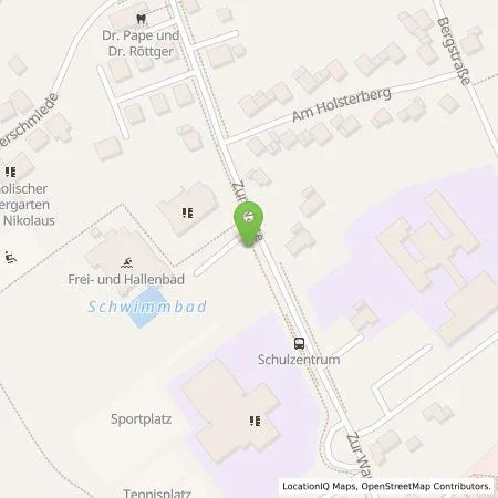 Standortübersicht der Tankstelle Westfalenwind Strom GmbH in 33039 Nieheim