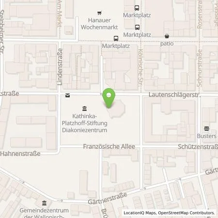 Standortübersicht der Tankstelle Stadtwerke Hanau GmbH in 63450 Hanau