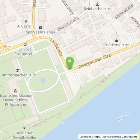 Standortübersicht der Tankstelle Stadtwerke Hanau GmbH in 63450 Hanau