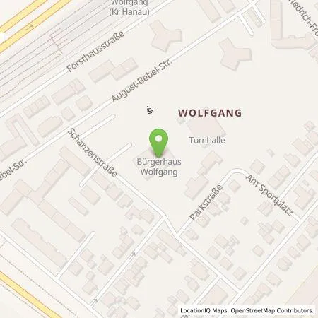 Standortübersicht der Tankstelle Stadtwerke Hanau GmbH in 63457 Hanau