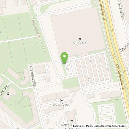 Standortübersicht der Tankstelle amperio GmbH in 04129 Leipzig