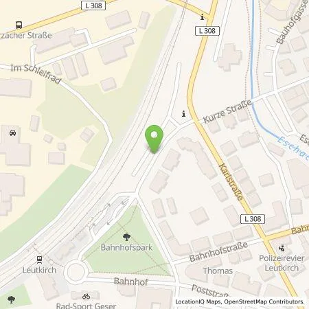 Standortübersicht der Tankstelle deer GmbH in 88299 Leutkirch im Allgäu