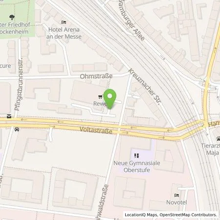 Standortübersicht der Tankstelle Mainova AG in 60486 Frankfurt am Main