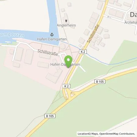 Standortübersicht der Tankstelle Stadtwerke Ribnitz-Damgarten GmbH in 18311 Ribnitz-Damgarten