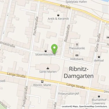 Standortübersicht der Tankstelle Stadtwerke Ribnitz-Damgarten GmbH in 18311 Ribnitz-Damgarten