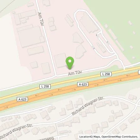 Standortübersicht der Tankstelle TÜV Saarland e.V. in 66280 Sulzbach