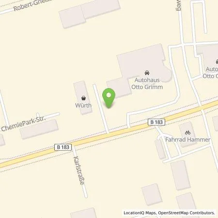 Standortübersicht der Tankstelle Otto Grimm GmbH&Co.KG in 06749 Bitterfeld-Wolfen