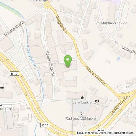 Standortübersicht der Tankstelle Sparkasse Pforzheim Calw Anstalt des öffentlichen Rechts in 75417 Mühlacker