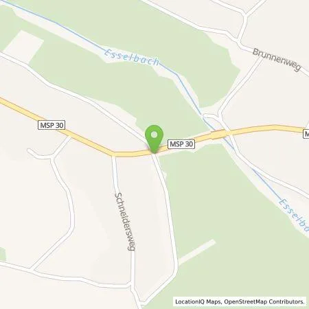 Standortübersicht der Tankstelle Alexander Schneider in 97836 Bischbrunn