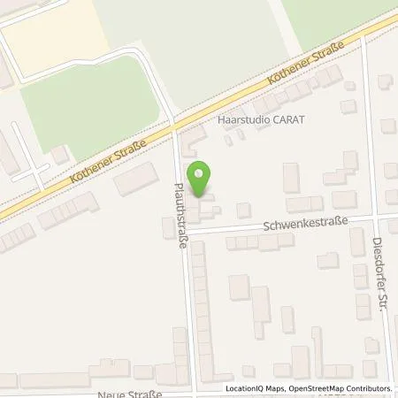 Standortübersicht der Tankstelle Danilo Mielniczek in 06847 Dessau-Roßlau