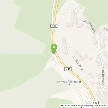 Standortübersicht der Tankstelle Astenkick GmbH in 59955 Winterberg-Altastenberg