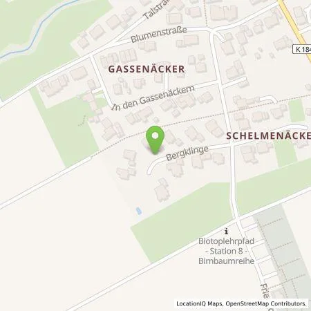 Standortübersicht der Tankstelle Gerald Hofer in 71554 Weissach im Tal