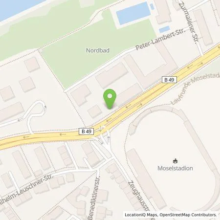 Standortübersicht der Tankstelle SimplyCharge GmbH in 54292 Trier