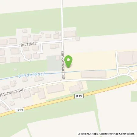 Standortübersicht der Tankstelle Schwarz GmbH in 74653 Ingelfingen