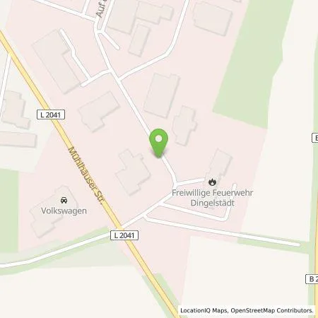 Standortübersicht der Tankstelle Automobile Raimund Günther GmbH in 37351 Dingelstädt