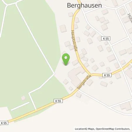 Standortübersicht der Tankstelle Hotel Berghof in 56368 Berghausen