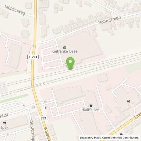 Standortübersicht der Tankstelle Daniel Tigges in 59302 Oelde