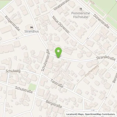 Standortübersicht der Tankstelle Sebastian Beer in 17419 Seebad Ahlbeck