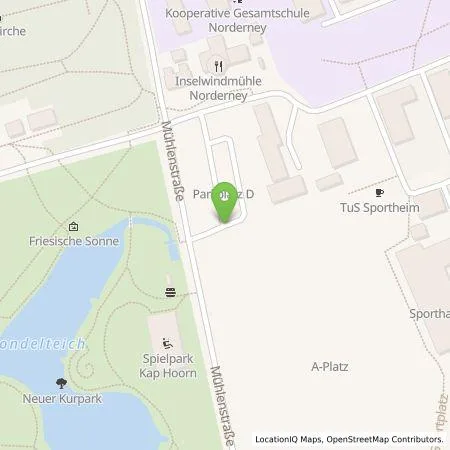Standortübersicht der Tankstelle Stadtwerke Norderney GmbH in 26548 Norderney
