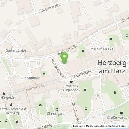 Standortübersicht der Tankstelle Sun Vital Beauty & Wellness + City Center im Harz in 37412 Herzberg am Harz