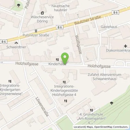 Standortübersicht der Tankstelle Ev.-Luth. Diakonissenanstalt Dresden e.V. in 01099 Dresden