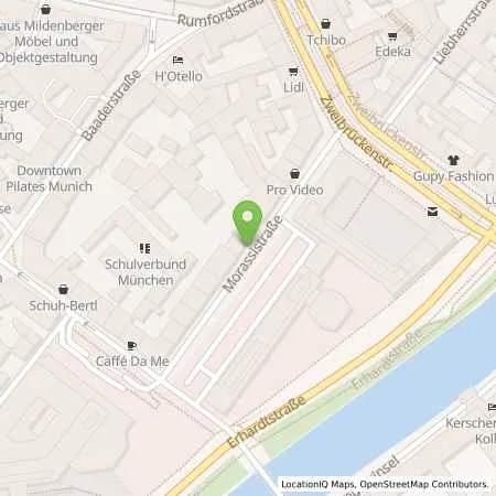 Standortübersicht der Tankstelle SWM Versorgungs GmbH in 80469 München