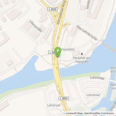 Standortübersicht der Tankstelle Berndt Hartmann in 35576 Wetzlar