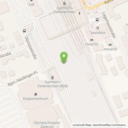 Standortübersicht der Tankstelle Gemeindewerke Garmisch-Partenkirchen, KUWod in 82467 Garmisch-Partenkirchen