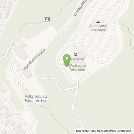 Standortübersicht der Tankstelle Gemeindewerke Garmisch-Partenkirchen, KUWod in 82467 Garmisch-Partenkirchen