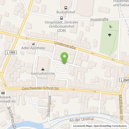 Standortübersicht der Tankstelle EW Eichsfeldgas GmbH in 37351 Dingelstädt