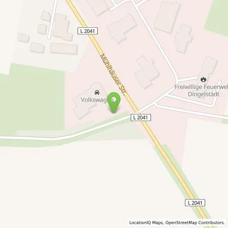 Standortübersicht der Tankstelle EW Eichsfeldgas GmbH in 37351 Dingelstädt