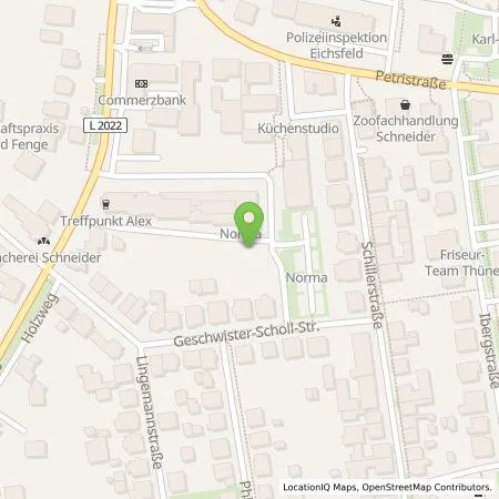 Standortübersicht der Tankstelle EW Eichsfeldgas GmbH in 37308 Heilbad Heiligenstadt