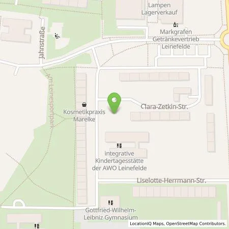 Standortübersicht der Tankstelle EW Eichsfeldgas GmbH in 37329 Leinefelde-Worbis