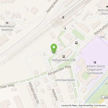 Standortübersicht der Tankstelle EW Eichsfeldgas GmbH in 37308 Heilbad Heiligenstadt