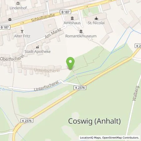 Standortübersicht der Tankstelle Kommunalservice GmbH Lutherstadt Wittenberg in 06869 Coswig